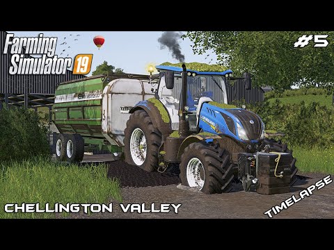 Feeding animals in very muddy condition | Chellington Valley | Farming Simulator 19 | Episode 5