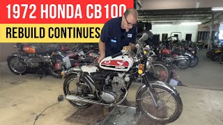 Putting the CB100 Back Together! It's Starting to Look Like a Bike Again