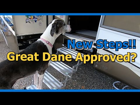 CHECKOUT OUR NEW RV STEPS! | HOW TO INSTALL RV STEPS | TORKLIFT GLOWSTEP REVOLUTION!