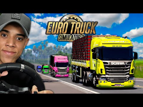 MEGA COMBOIO DE SCANIA CARREGADO COM UMA TONELADA DE MANGA! - EURO TRUCK SIMULATOR 2