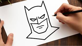 How to Draw Batman Easy Step by Step | Batman Drawing Tutorial for Beginners