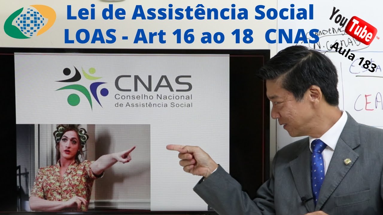 Lei de Assistência Social- LOAS - Art 16 ao 18 -  Aula 183 - Dto Previdenciário Prof Eduardo Tanaka