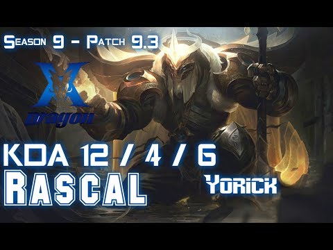 KZ Rascal YORICK vs SYLAS Top - Patch 9.3 KR Ranked