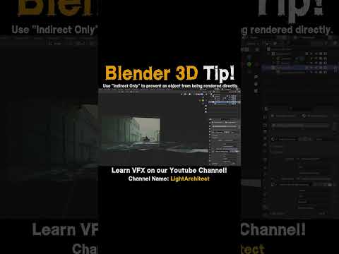 ✅ Realistic Reflections in Blender by using Camera Projection and ✔️ "Indirect Only" #shorts