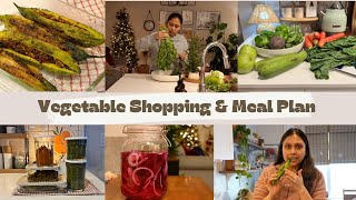 Vegetable shopping I Meal Plan I Sarson ka saag I Bharwa Karele - Full day cooking vlog