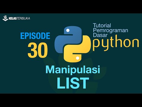 Belajar Python Dasar 30 Manipulasi List