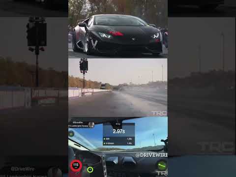 6 Second Nearly 3,000hp Lamborghini Sets World Record ⏱️