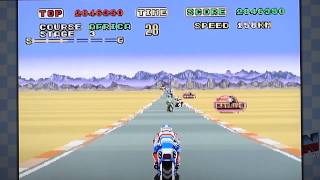 Super Hang-On on PS3. Gameplay & Commentary.