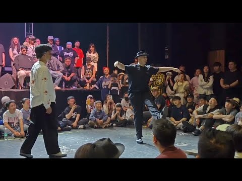 Salah popping dance battle  2025  R1-Salah vs Kinho(tie) R2-Salah(w)vs Kinho R3-Salah (w)vs Trakinas