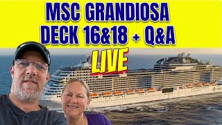 LIVE From MSC Grandiosa With Tall Man's Cruise Adventures!!!