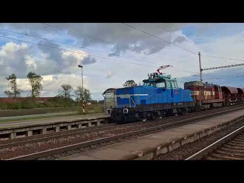 Žehlička 210 JKS +TSS Kocour 742 532 s 10 prázdnými sypáky z Hulína projíždí přes Podivín.13.10.2024