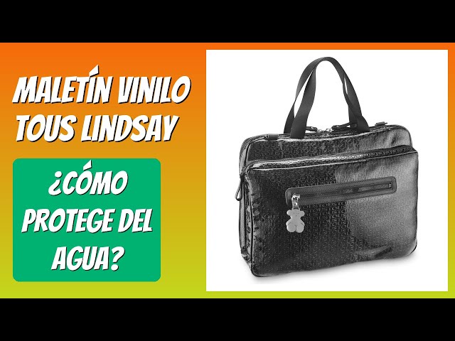 Vídeo relacionado con TOUS Maletín de Vinilo Hidrófugo con Acabado Charol, Para Mujer, Medidas 29x38x3 cm, Original y Elegante, Colección Lindsay