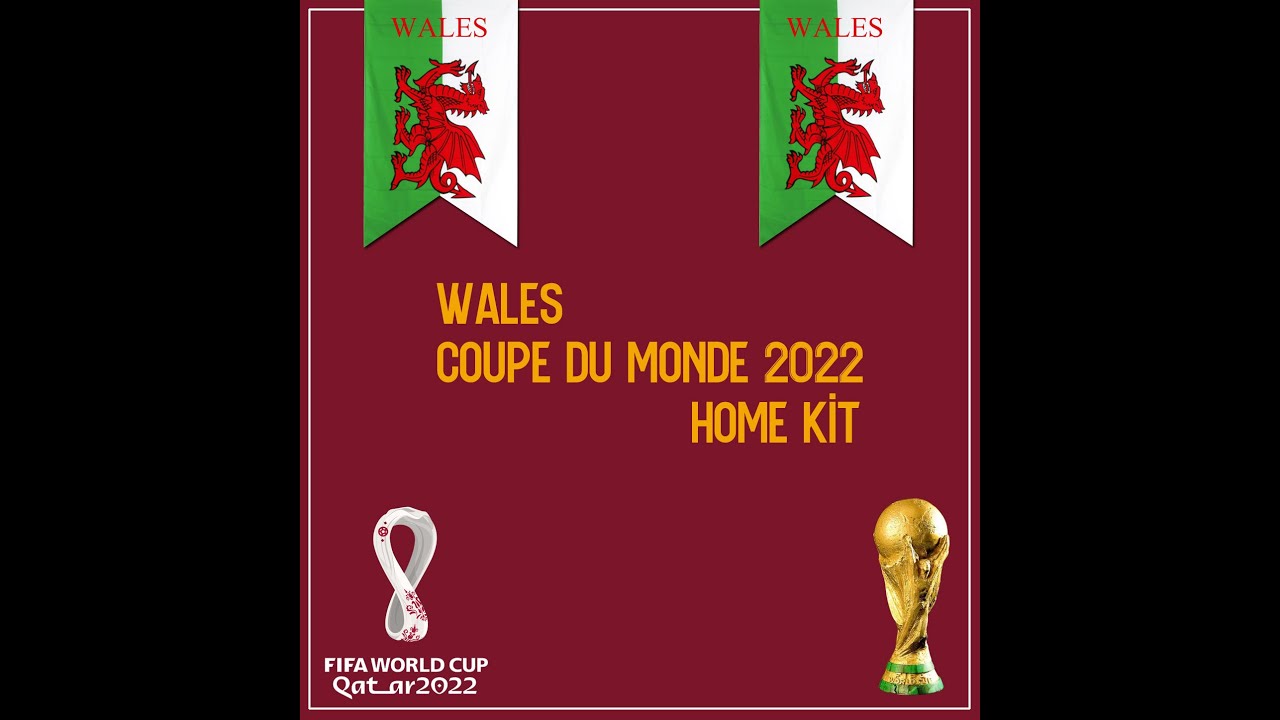 Maillot 1ème Galles de Coupe du monde 2022 - maillotdefootballpascher.com