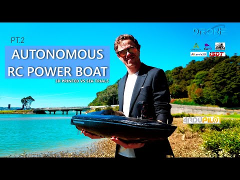Sea Trials with UAV RC Boat: 3D Printed Long range Autonomous Power Boat