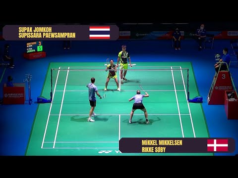 BADMINTON | M. Mikkelsen/Rikke SØBY (DEN) vs. S. Jomkoh/S. Paewsampran (THA) | Japan Open 2022