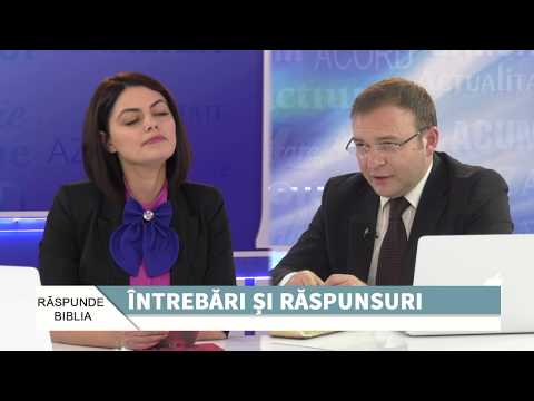 Răspunde Biblia - Cum trebuie păzit Sabatul? - Loredana Mărăcine și Cornel Dărvășan
