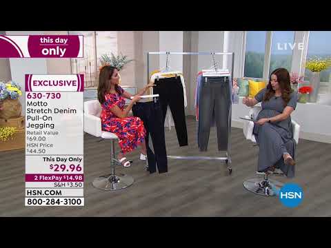 Motto Stretch Denim PullOn Jegging