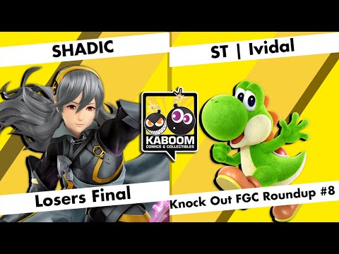 SHADIC (Corrin) vs ST | Ividal (Yoshi, Ridley) - LF - Knock Out FGC Roundup #8