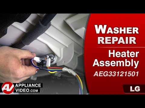 LG Washer - Water Temp Too Cold When Set on Hot - Heater Assembly Repair