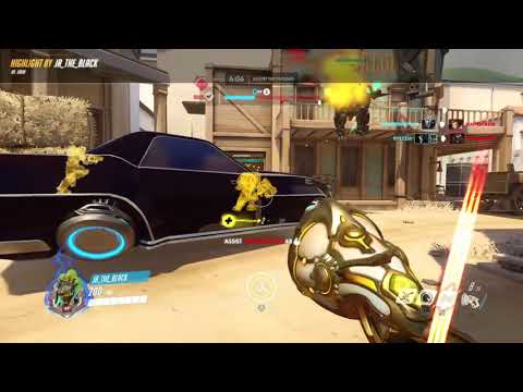 Overwatch: Lucio Highlight - Killing Hogs and Dodging Rockets on fire! NEW Pacific all-star skin!