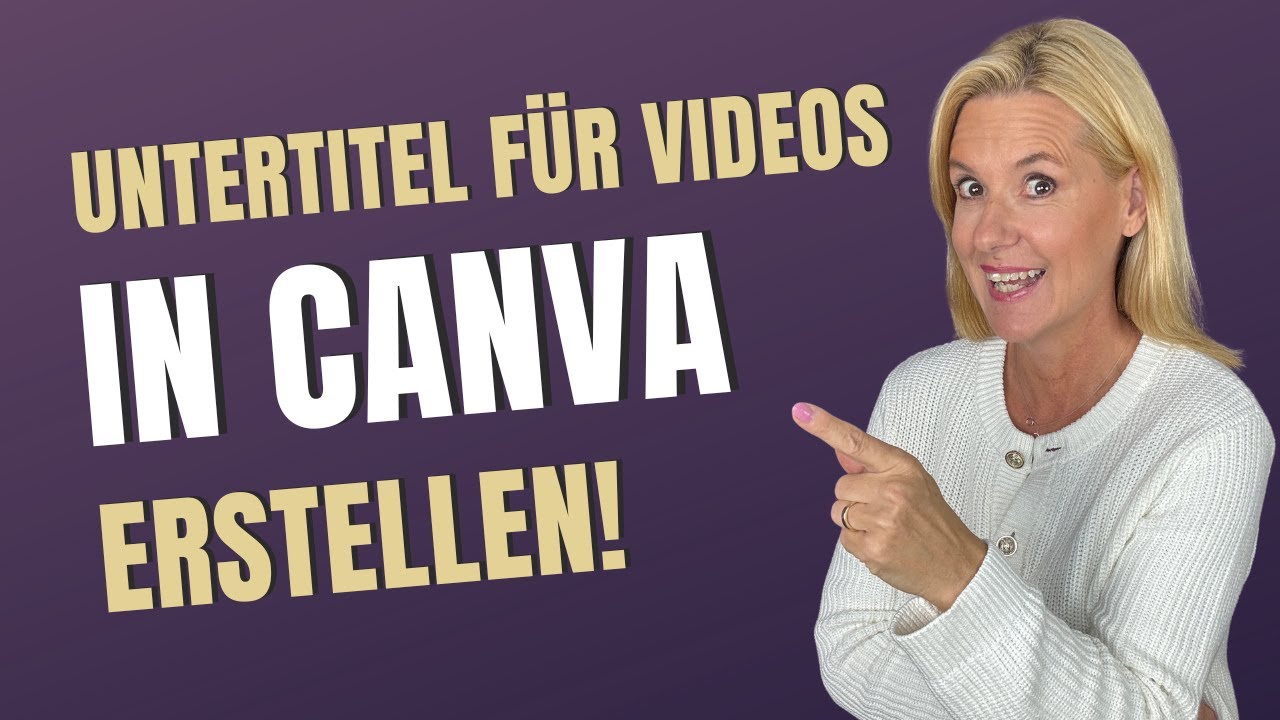 Vorschaubild zum YouTube-Video: Untertitel in Canva erstellen