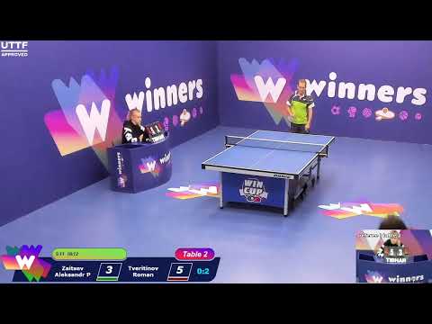 WINners CUP table 2  20.09 Zaitsev Aleksandr P -  Tveritinov Roman 11:00