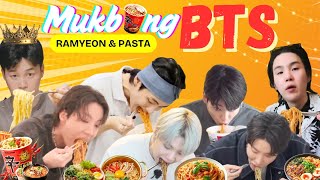 Download lagu BTS 방탄소년단 Ramyeon & Pasta MUKBANG Noodle time #bts #방탄소년단 #bighit #jk #jin #jimin #army #2026 #ramen mp3