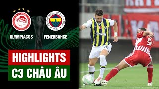 Highlights: Olympiacos - Fenerbahçe | Đại tiệc bàn thắng, níu kéo hy vọng lượt về
