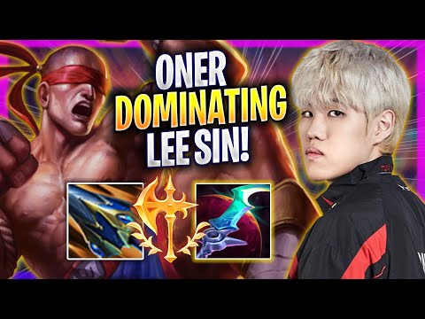 ONER DOMINATING WITH LEE SIN! - T1 Oner Plays Lee Sin JUNGLE vs Zac! | Season 2024