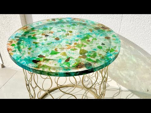 How to Make a Beach Table Epoxy Resin Art