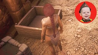 Conan Exiles (2018 PS4): How to Use a Planter and Compost Heap