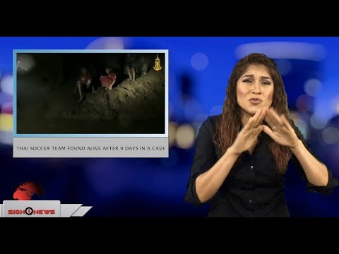 Thai soccer team found alive after 9 days in a cave (ASL - 7.2.18)