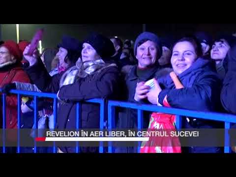Revelion în aer liber, în centrul Sucevei