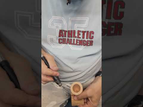 Raccordo foro aspirazione di una pipa Calabash.