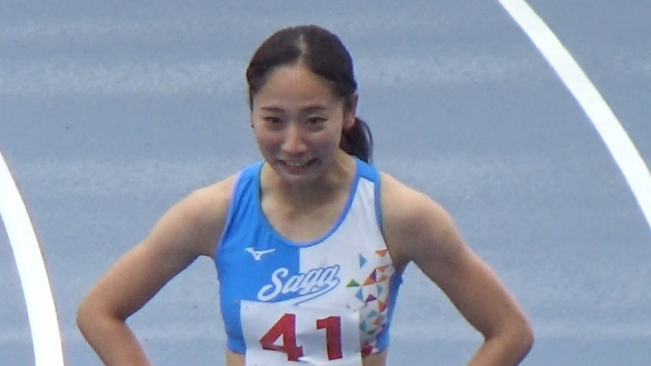 滋賀国スポ陸上2025 成年女子100m 予選 永石小雪 立命館大学