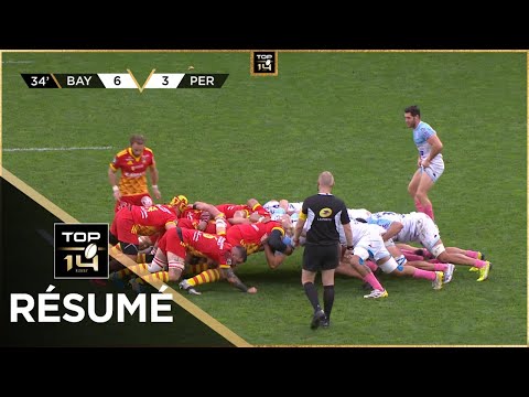 TOP 14 - Résumé Aviron Bayonnais-USA Perpignan: 24-20 - J8 - 2022-2023