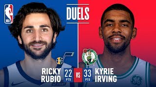 Ricky Rubio - Minnesota Timberwolves - Kyrie Irving - Boston Celtics