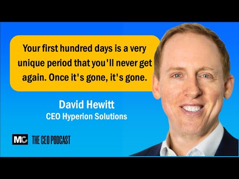 The CEO Podcast with David Hewitt, CEO of Hyperion Solutions