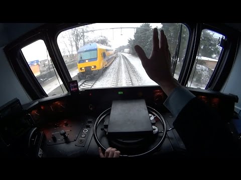 Train Driver's POV ddz Amersfoort Schothorst - Zwolle 2017
