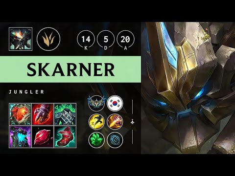 Skarner Jungle vs Nidalee: Legendary - KR Challenger Patch 14.17