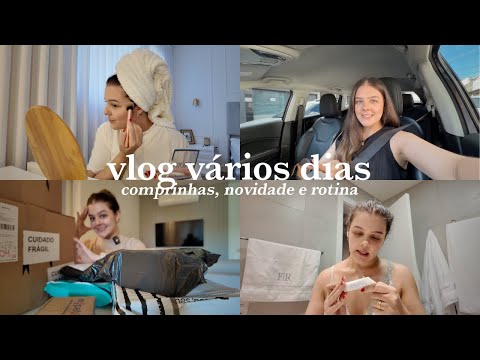 Vlogão vários dias, abrindo comprinhas, tenho novidade, rotina nova e autocuidado