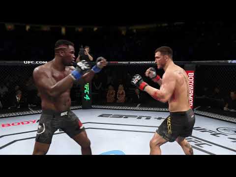 Stipe Miocic vs Francis Ngannou 2 | UFC 260 Heavyweight Title Fight Full Highlights (UFC 4)