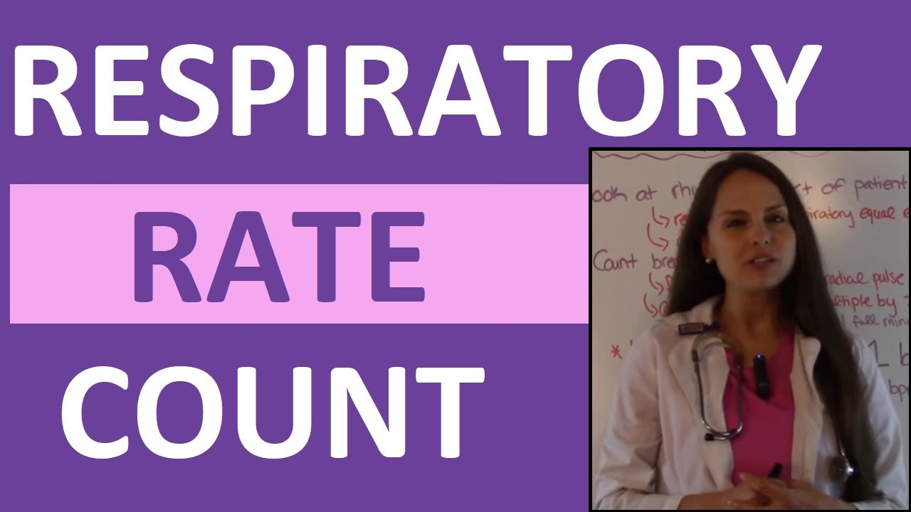 How to Count Respirations | Counting Respiratory Rate | Nursing Skills Video