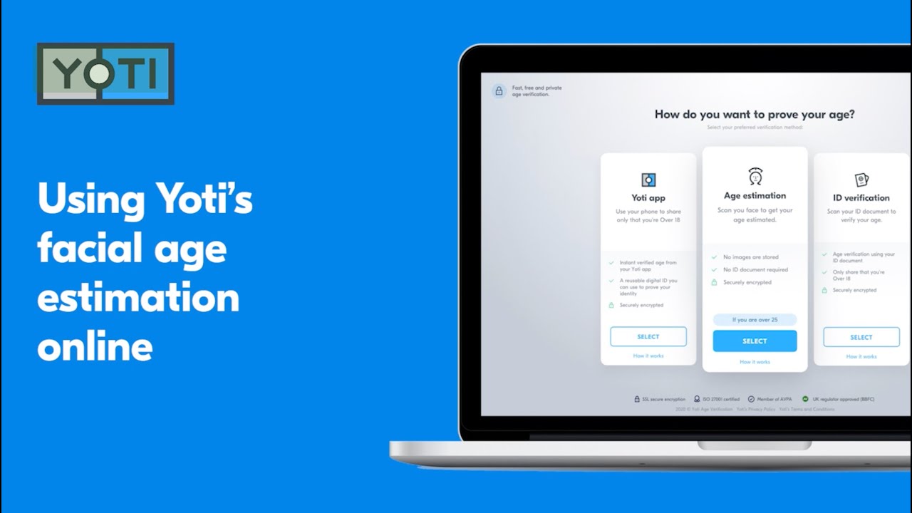 How to use Yoti facial age estimation online