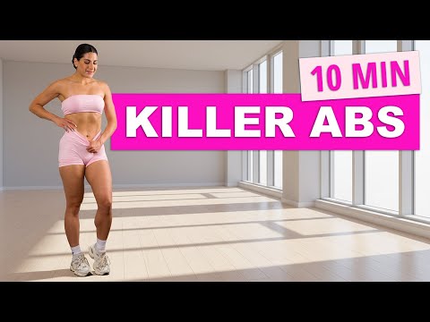 10 Minute POISED Ab Workout No Equipment | Total Ab Burnout