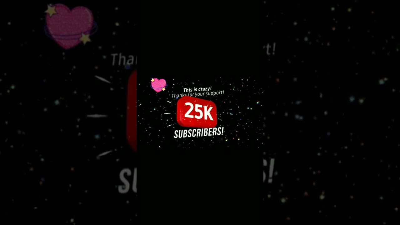 Thank you 25k subscribers|25k subscribers milestone completed|25k subscribers