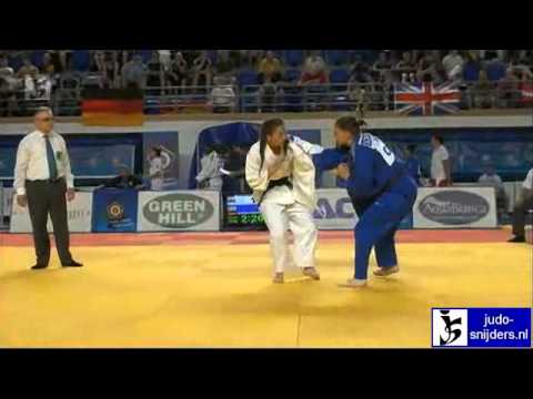Judo 2012 European Championship Cadets Bar: Tintor (SRB) - Scoccimarro (GER) [-70kg]