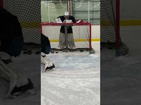 This RVH Goalie Skating Drill Will Challenge Even The Most Advanced Skaters #hockeygoalie thumbnail