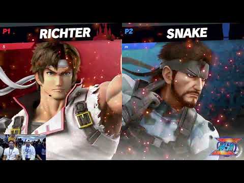 WaveDash 2023 Losers - Melo (Snake) Vs. Javi (Richter) - SSBU Tournament