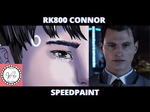 Connor RK800 - Speedpaint - Victoria The Artist